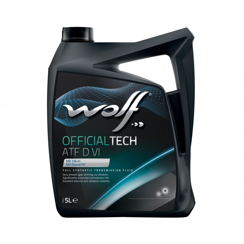 Трансмісійна олива WOLF OFFICIALTECH ATF DVI  5л.