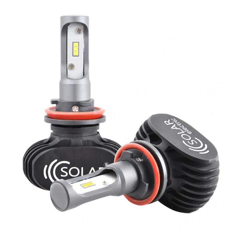 SOLAR LED H11 (9005) 12/24V 6000K 4000Lm 50W Seoul CSP 19x19 50шт.