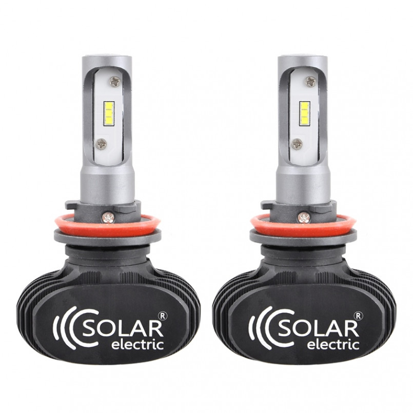 SOLAR LED H11 (9005) 12/24V 6000K 4000Lm 50W Seoul CSP 19x19 50шт.