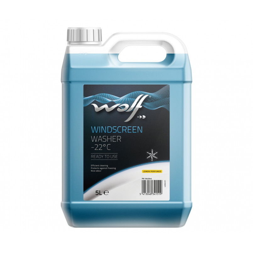 Омивач скла зимовий WOLF WINDSCREEN WASHER -22°C READY TO USE  5л.