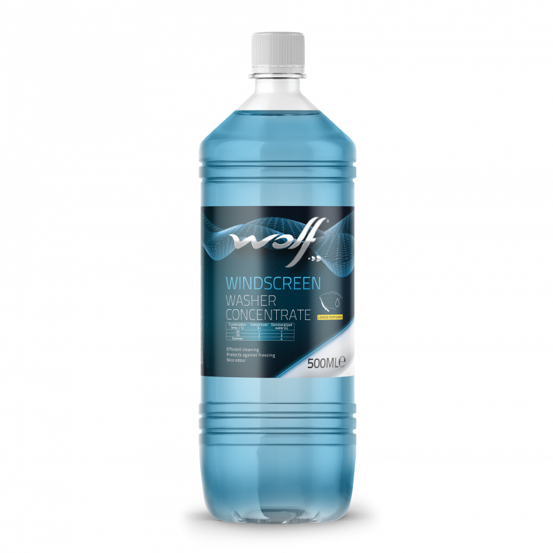 Омивач скла зимовий, концентрат WOLF WINDSCREEN WASHER CONCENTRATE  500мл.