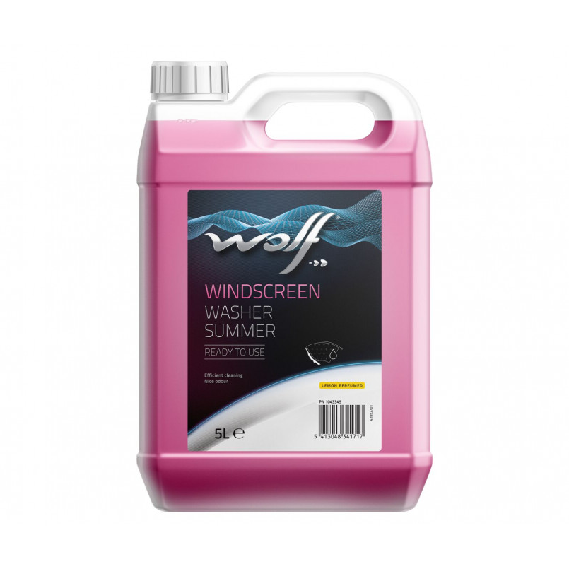 Омивач скла літній WOLF WINDSCREEN WASHER SUMMER READY TO USE  5л.