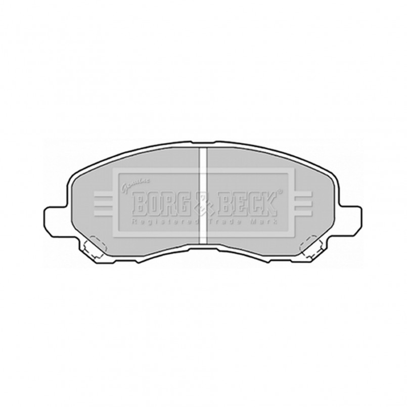 BBP1831 BORG & BECK - Гальмівні колодки до дисків