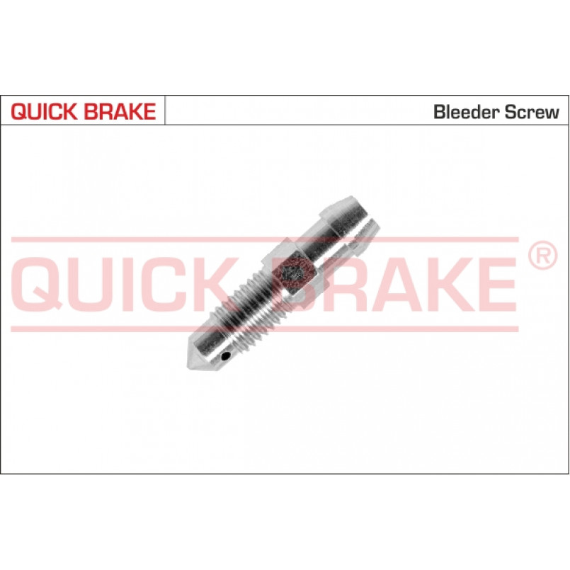 0069 QUICK BRAKE Штуцер прокачки гальм (M7x1/7x28.6)
