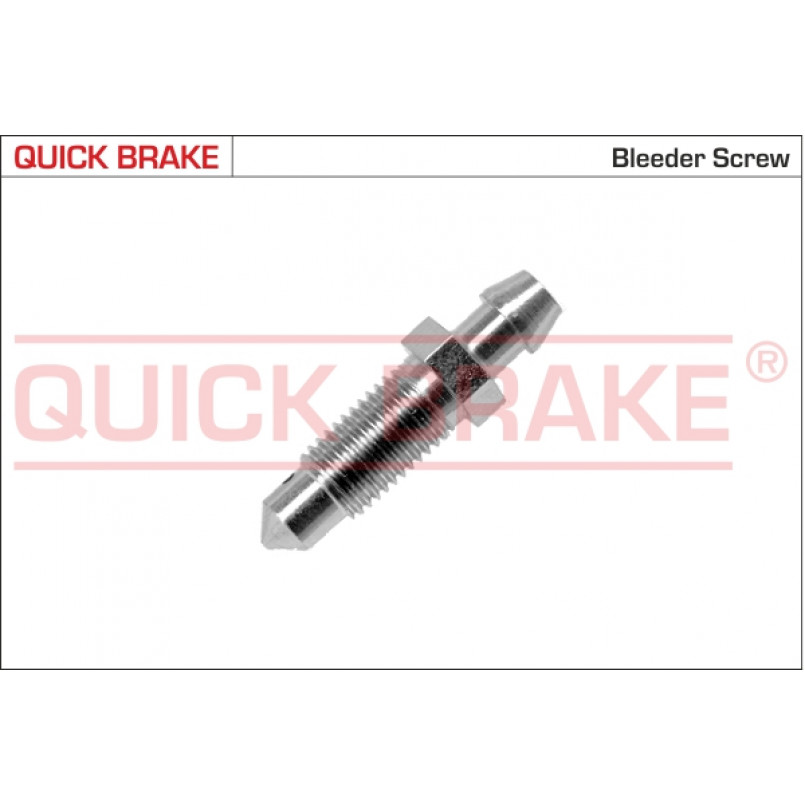 0090 QUICK BRAKE Штуцер прокачки гальм (M8x1/9x33.5)