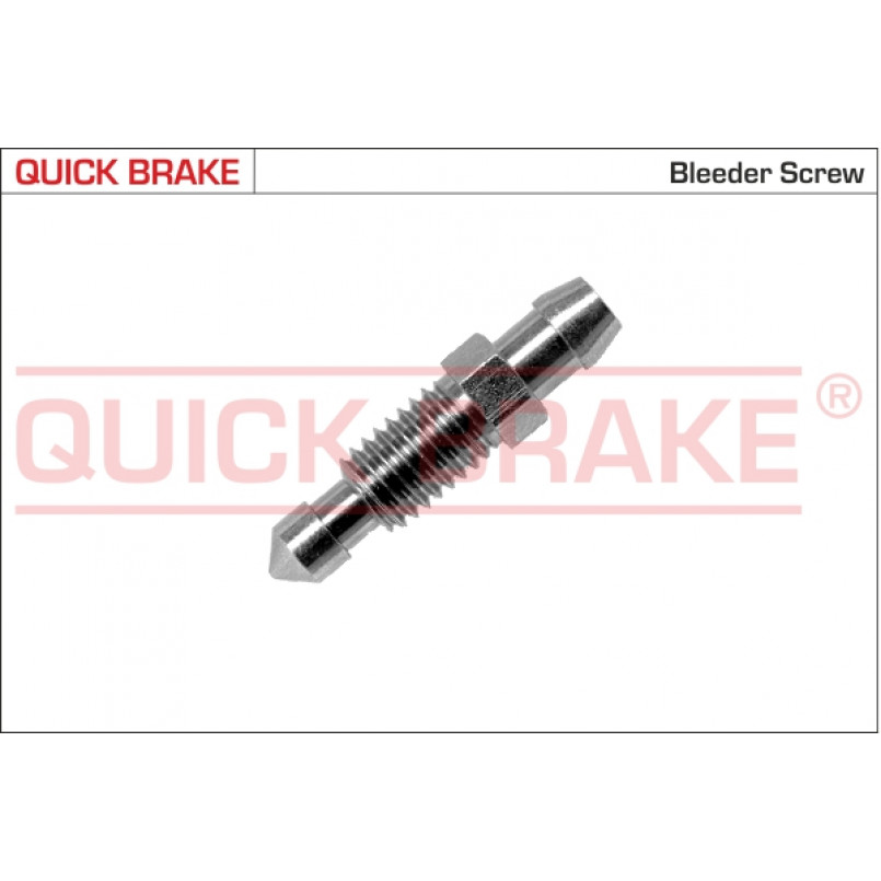 0092 QUICK BRAKE Штуцер прокачки гальм (M8x1.25/8x34.7)