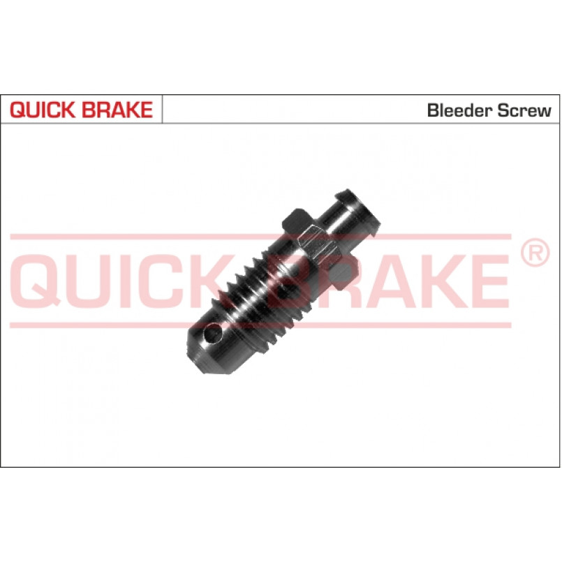 0103 QUICK BRAKE Штуцер прокачки гальм (M10x1.5/10x29.5)