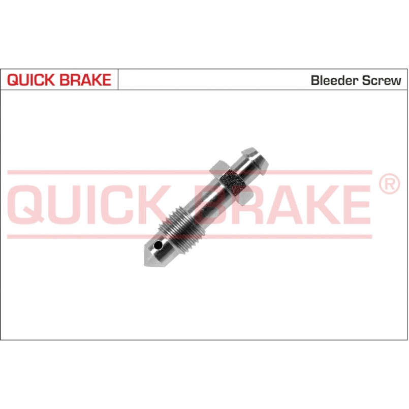 0108 QUICK BRAKE Штуцер прокачки гальм (3/8''x24/10x36.7)