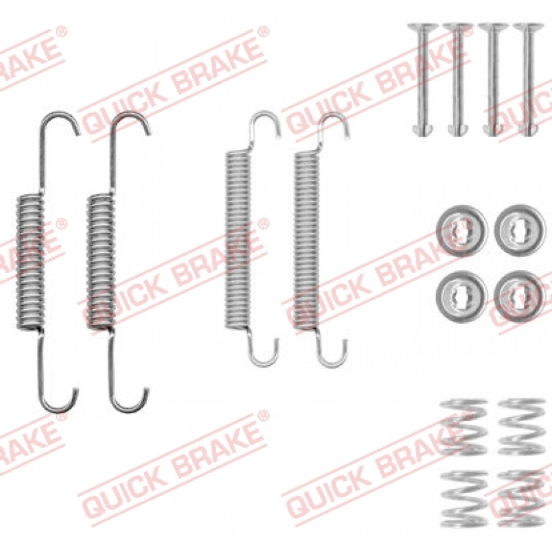 105-0020 QUICK BRAKE Комплект пружинок колодок ручного гальма