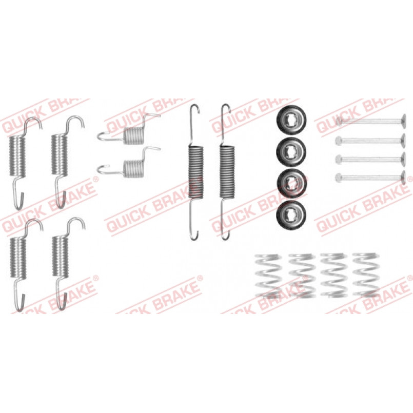 105-0025 QUICK BRAKE Комплект пружинок колодок ручника Chevrolet Lacetti/Nubira 1.4-2.0D 05- (Sumito