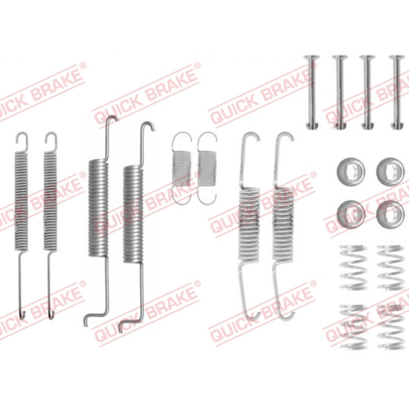 105-0597 QUICK BRAKE Комплект пружинок колодок ручника VW Passat/Audi 80/100 -89 (200x40)