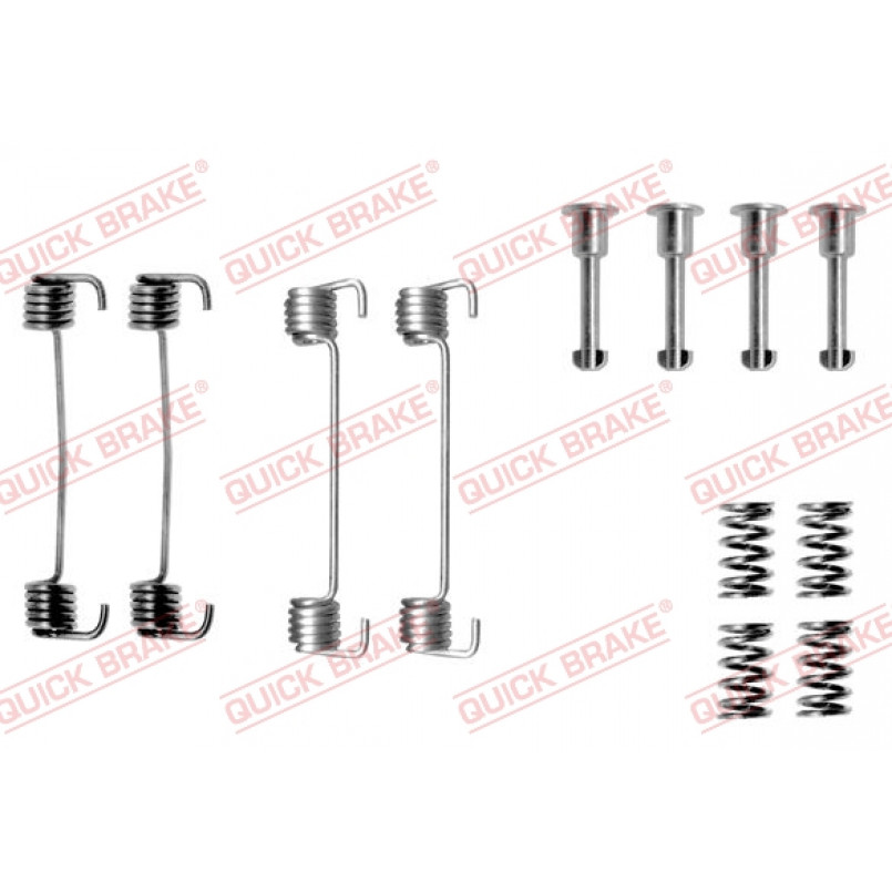 105-0620 QUICK BRAKE Комплект пружинок колодок ручного гальма