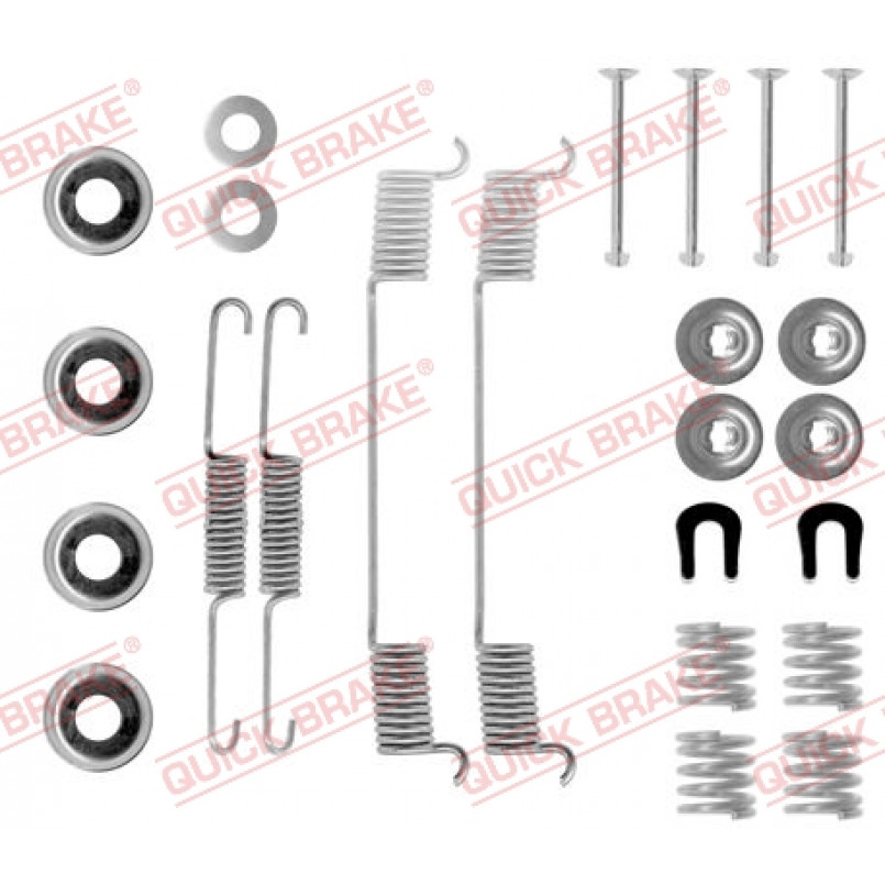 105-0635 QUICK BRAKE Комплект пружинок колодок ручного гальма