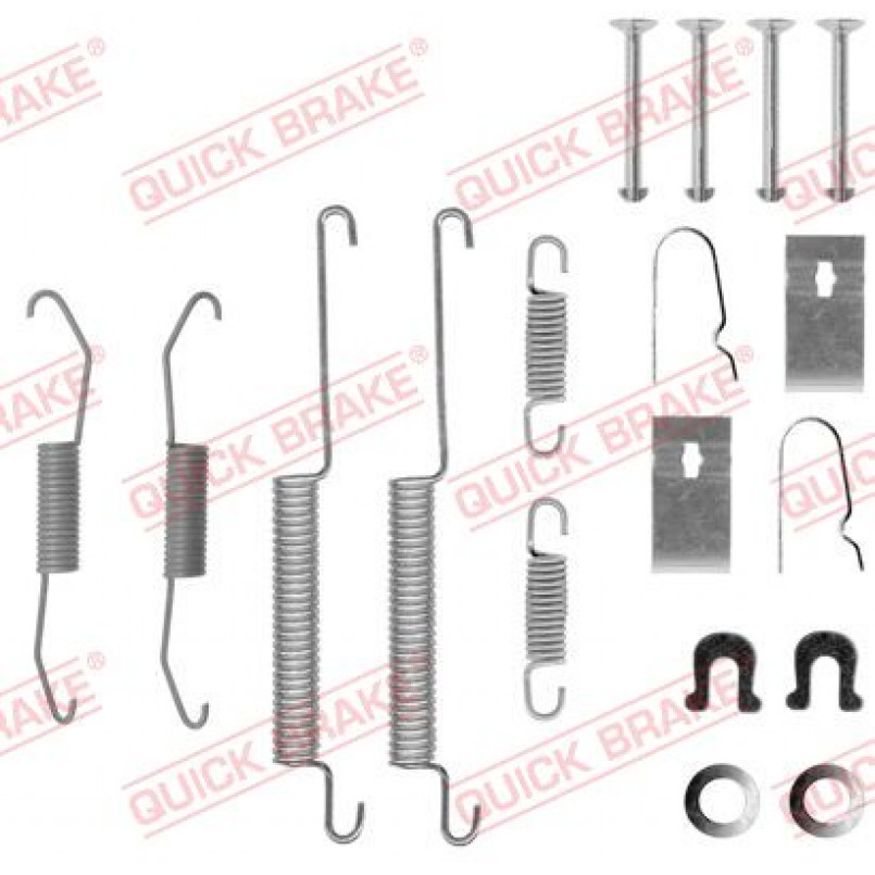 105-0679 QUICK BRAKE Комплект пружинок колодок ручного гальма