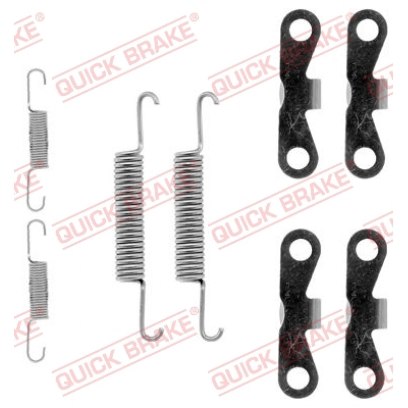 105-0720 QUICK BRAKE Комплект пружинок колодок ручника Renault Laguna I/Volvo C70/S70/V70 91-05