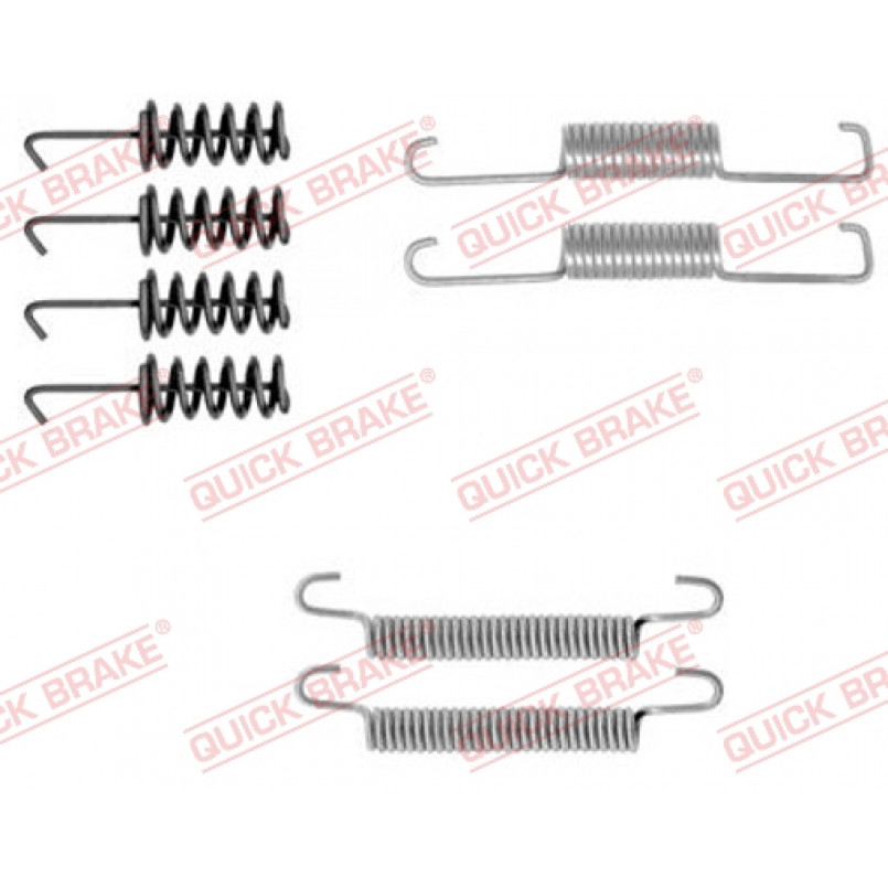 105-0774 QUICK BRAKE Комплект пружинок колодок ручника VW LT 28-35/MB Sprinter 208-316 (160x25) (Ate