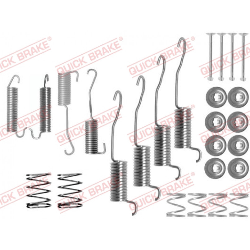 105-0776 QUICK BRAKE Комплект пружинок колодок ручника Iveco Daily I