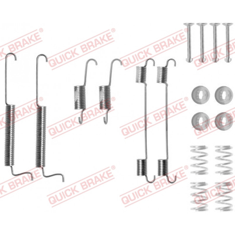 105-0795 QUICK BRAKE Комплект пружинок колодок ручника Daewoo Matiz/Chevrolet Matiz 0.8/1.0 98- (Dae