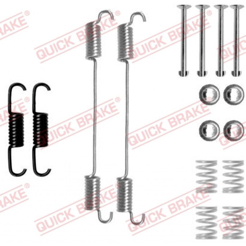 105-0796 QUICK BRAKE Комплект пружинок колодок ручника Fiat Doblo 01-