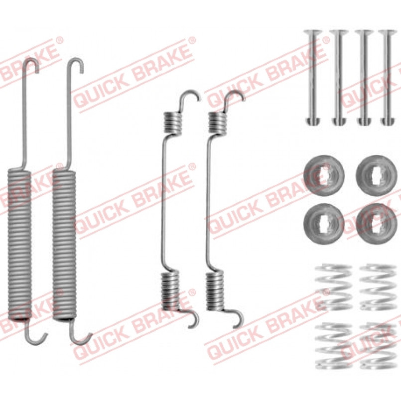 105-0806 QUICK BRAKE Комплект пружинок колодок ручника Ford Transit 00-