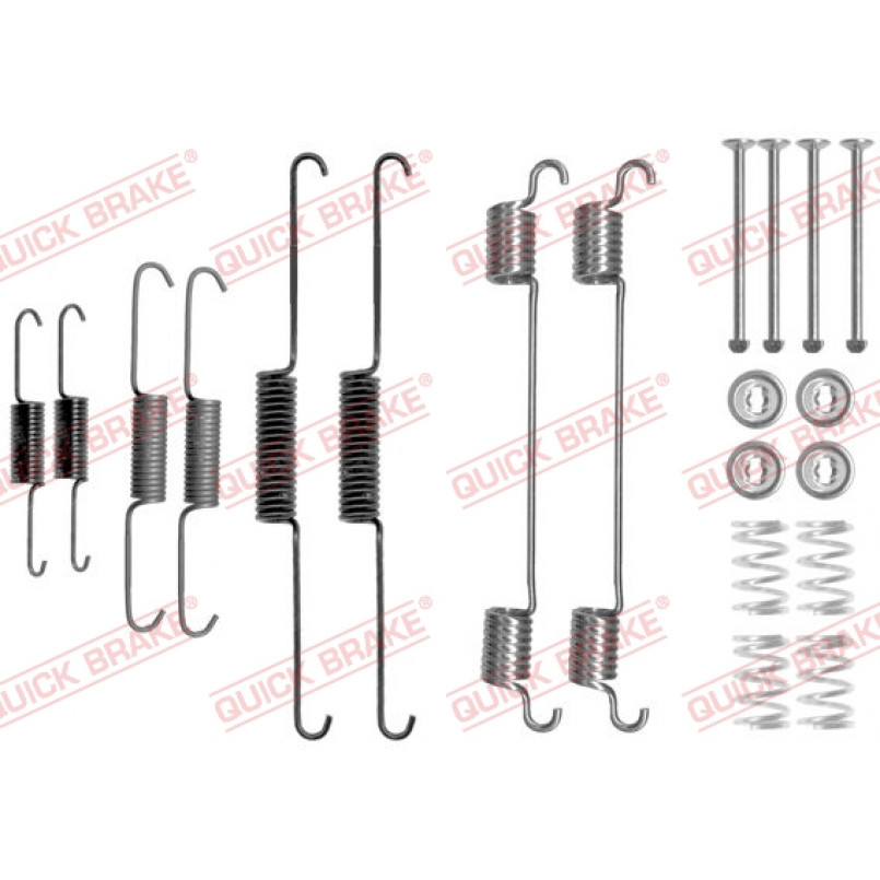105-0817 QUICK BRAKE Комплект пружинок колодок ручника Hyundai Tucson/Santa Fe/Kia Carninal 99-10