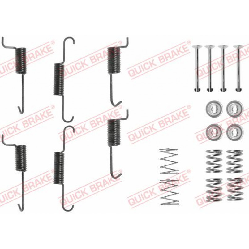105-0823 QUICK BRAKE Комплект пружинок колодок ручника Hyundai Santa Fe I/Tucson/Kia Sportage 00- (M