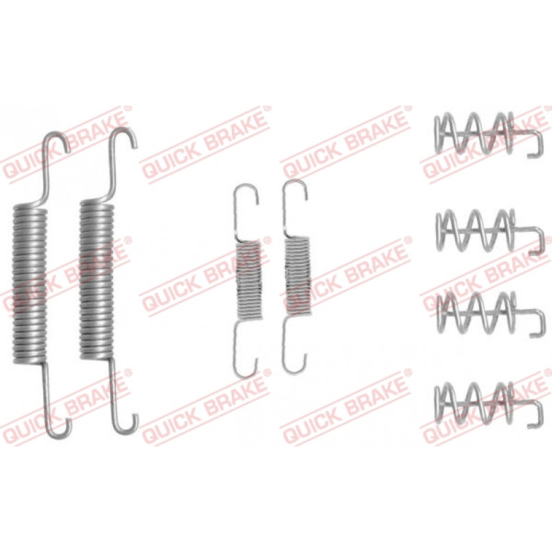 105-0831 QUICK BRAKE Комплект пружинок колодок ручника Volvo V70/S60/S80/XC70 II 97-12