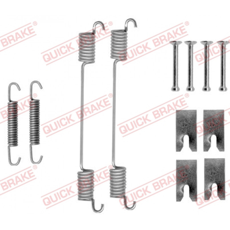 105-0836 QUICK BRAKE Комплект пружинок колодок ручника Fiat Ducato 02-