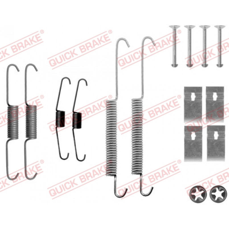 105-0842 QUICK BRAKE Комплект пружинок колодок ручника Suzuki Grand Vitara II 05-