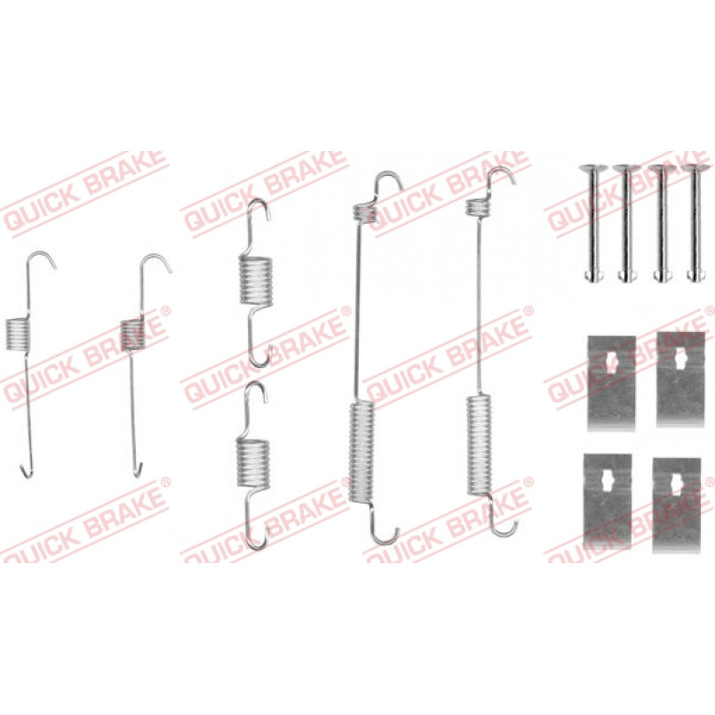 105-0846 QUICK BRAKE Комплект пружинок колодок ручника Hyundai Getz 1.1-1.6 02-09
