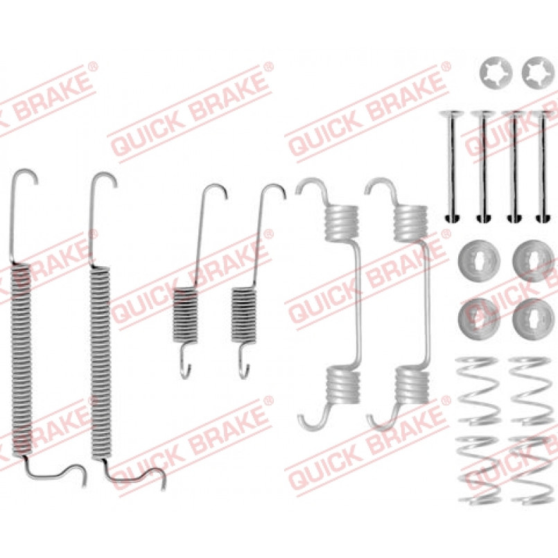 105-0849 QUICK BRAKE Комплект пружинок колодок ручника Chevrolet Aveo/Daewoo Lanos 1.2-1.6 97- (Daew