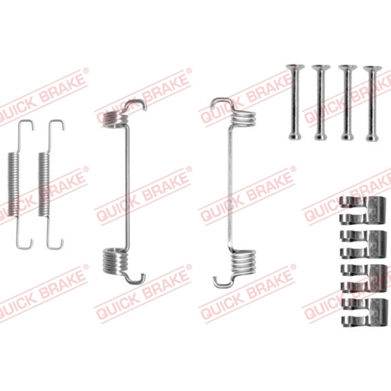 105-0851 QUICK BRAKE Комплект пружинок колодок ручника Fiat Ducato 02-