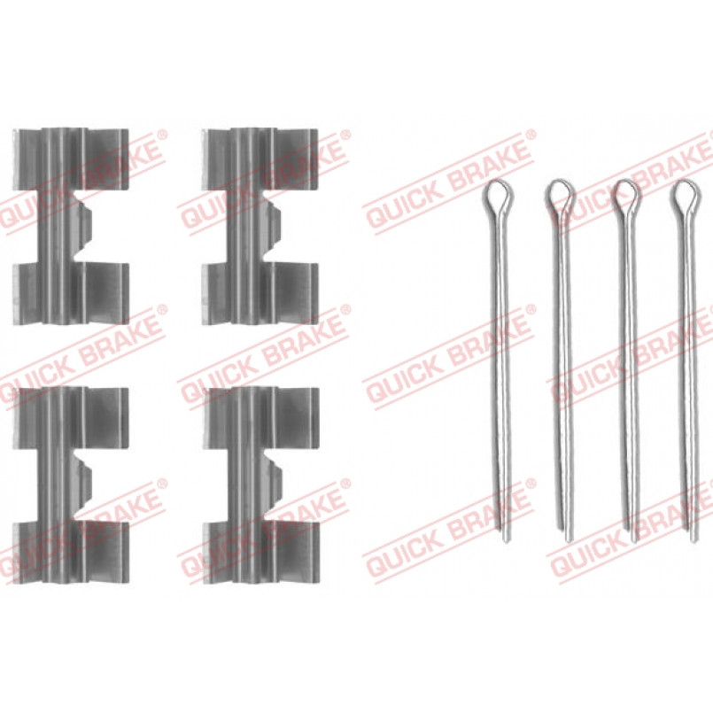 109-0969 QUICK BRAKE Планка супорта (переднього) прижимна (к-кт) Ford Transit 77-