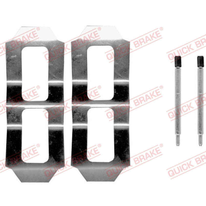 109-0987 QUICK BRAKE Планка супорта (переднього) прижимна (к-кт) MB 208-410