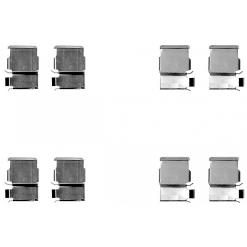 109-1033 QUICK BRAKE Планка супорта (заднього) прижимна (к-кт) Mitsubishi Pajero 06- (Sumitomo)