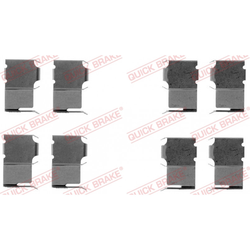 109-1063 QUICK BRAKE Планка супорта прижимна