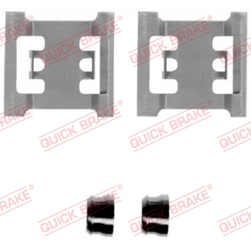 109-1145 QUICK BRAKE Планка супорта (переднього) прижимна (к-кт) Ford Transit 80-190