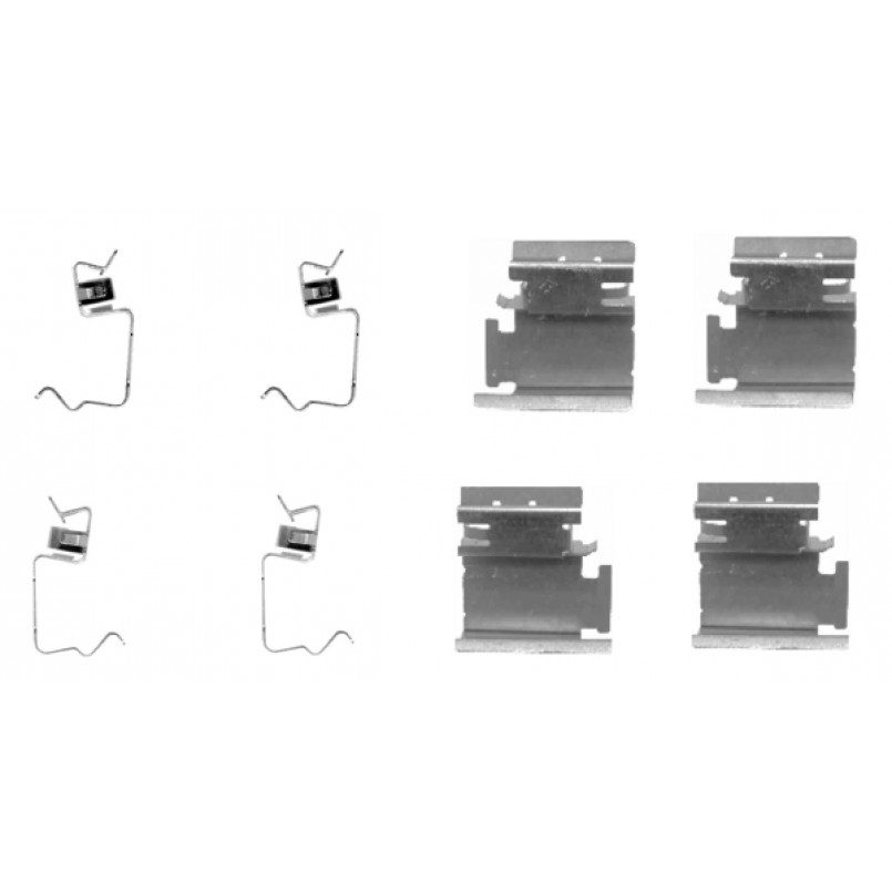 109-1218 QUICK BRAKE Планка супорта (переднього) прижимна (к-кт) Fiat Ducato 06-/VW Crafter 50 (задн