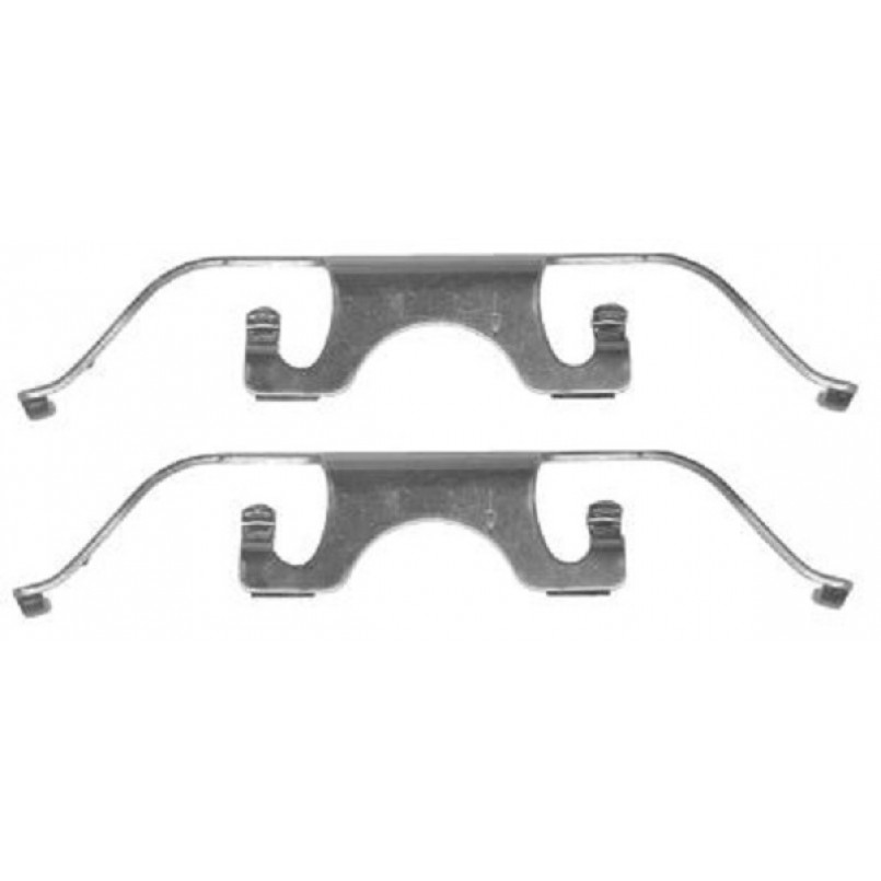 109-1224 QUICK BRAKE Планка супорта (переднього) прижимна (к-кт) BMW 5 (E39) 95-96 (Ate)
