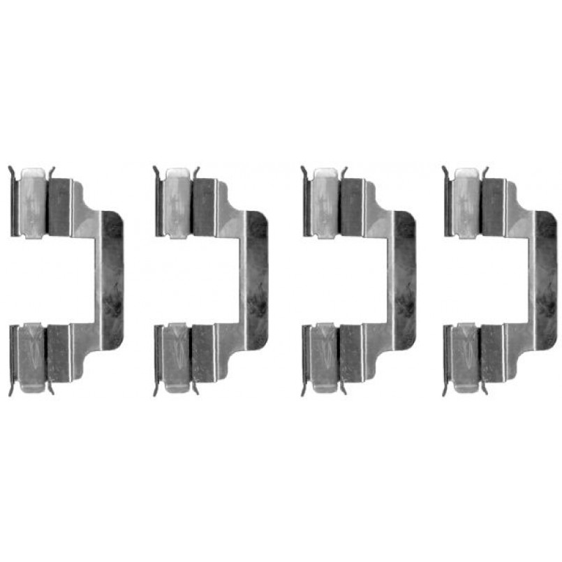 109-1230 QUICK BRAKE Планка супорта (переднього) прижимна (к-кт) MB C-class (W203/S203)/Peugeot 407/
