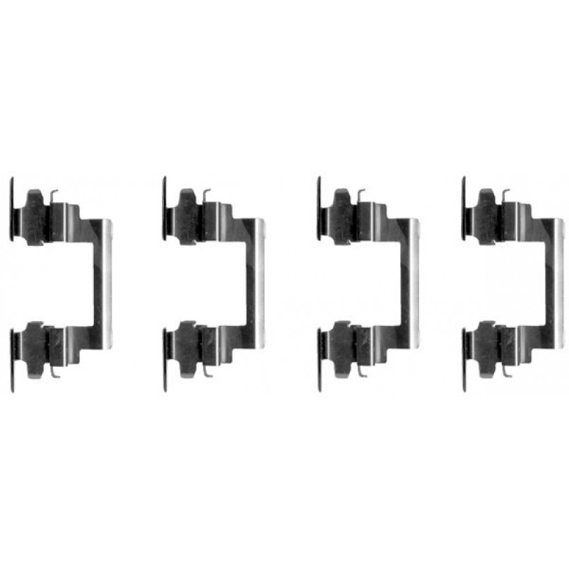 109-1236 QUICK BRAKE Планка супорта прижимна (к-кт) Mitsubishi Outlander 12- (Akebono)