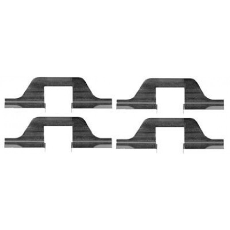 109-1263 QUICK BRAKE Планка супорта (заднього) прижимна (к-кт) VW Golf III/IV/Seat Toledo 91- (Lucas
