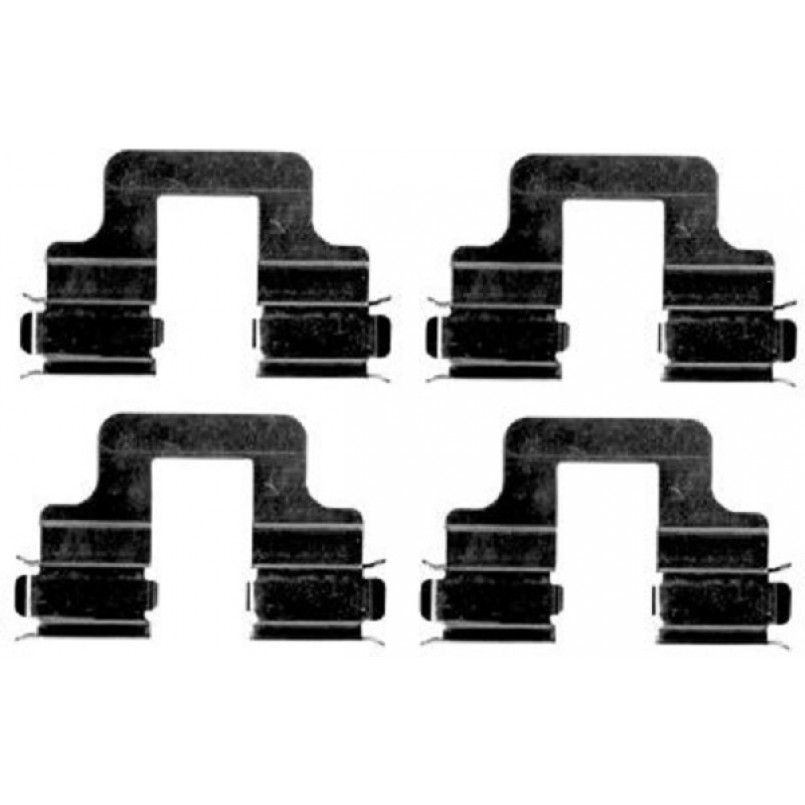 109-1606 QUICK BRAKE Планка супорта (заднього) прижимна (к-кт) VW Caddy III 1.6-1.9 TDI 04-15