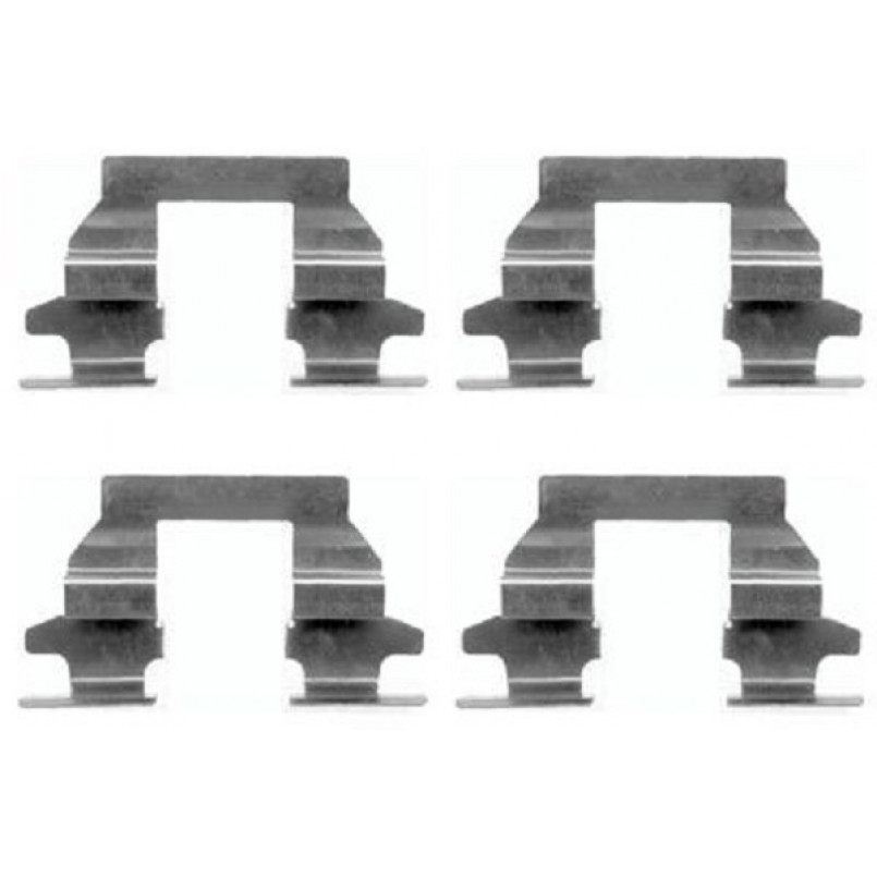 109-1625 QUICK BRAKE Планка супорта (заднього) прижимна (к-кт) Nissan X-Trail 01- (Akebono)
