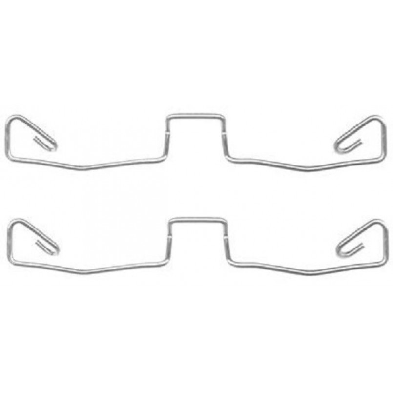 109-1633 QUICK BRAKE Планка супорта (переднього/заднього) прижимна (к-кт) Audi A6/Allroad 97-05 (Ate
