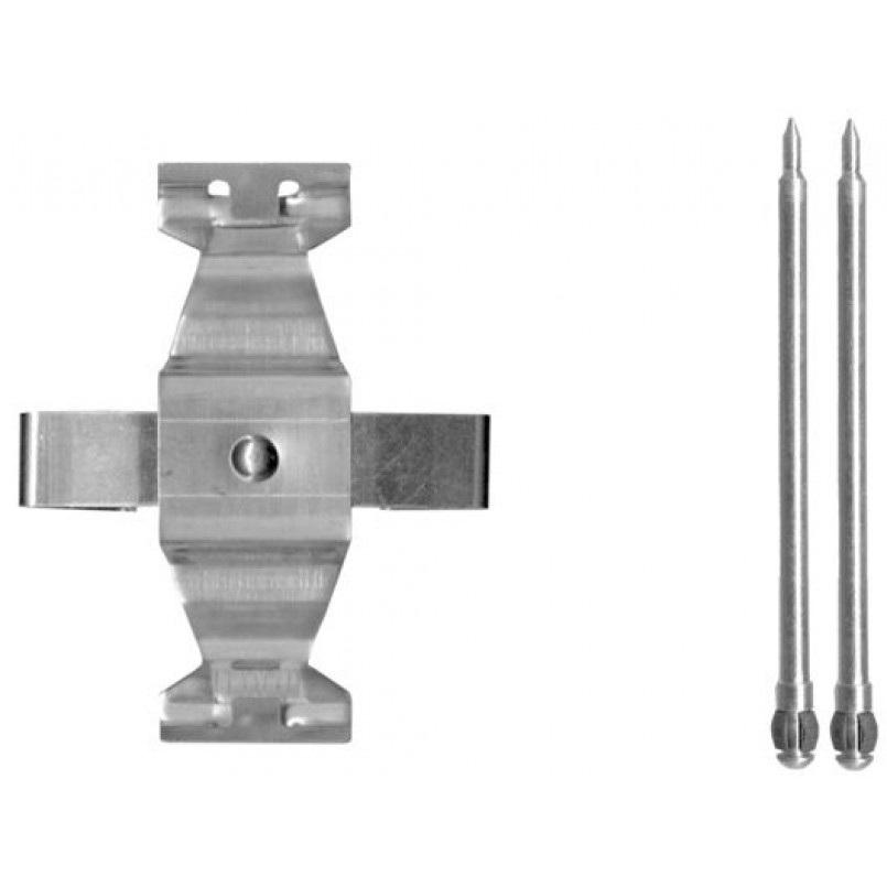 109-1636 QUICK BRAKE Планка супорта (переднього) прижимна (к-кт) MB M-class (W163)/S-class (W220) 2.