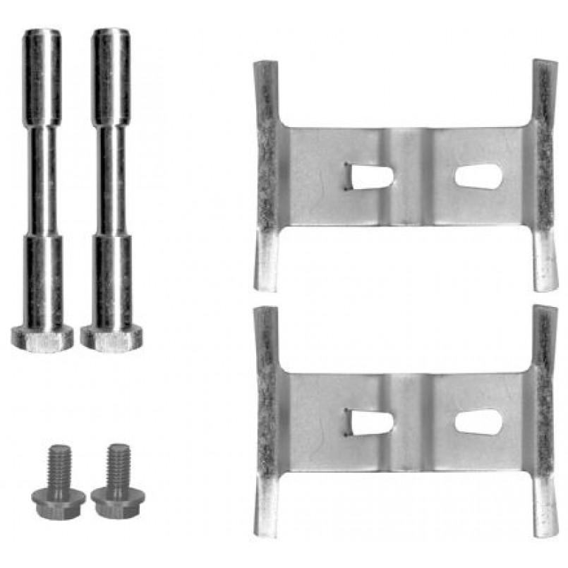 109-1658 QUICK BRAKE Планка супорта (переднього) прижимна (к-кт) VW Touareg/Audi Q7 3.0-6.0 02-15 (B