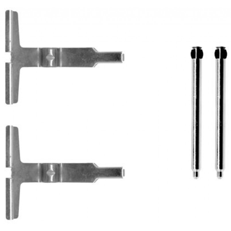 109-1661 QUICK BRAKE Планка супорта (заднього) прижимна (к-кт) MB C-class (W203)/CLK (C208/C209) 07-