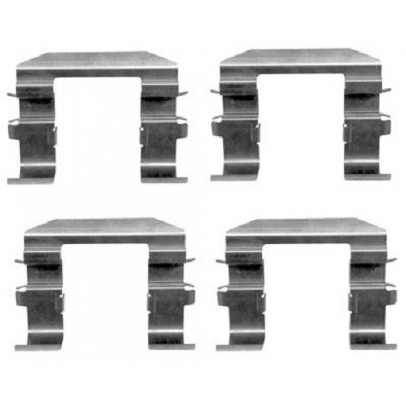 109-1664 QUICK BRAKE Планка супорта (переднього) прижимна (к-кт) Kia Sorento 02- (Ate)