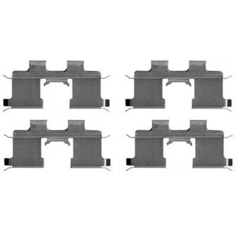 109-1667 QUICK BRAKE Планка супорта (заднього) прижимна (к-кт) Hyundai Tucson/Kia Sportage 2.0 CRDi